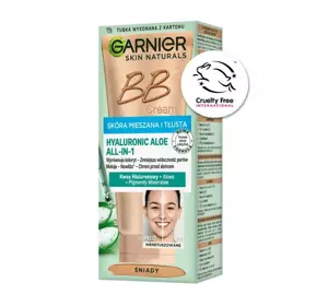 GARNIER SKIN NATURALS HYALURONIC ALOE ALL-IN-1 FEUCHTIGKEITSSPENDENDE BB CREME MEDIUM FÜR FETTIGE UND GEMISCHTE HAUT 50ML