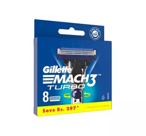 GILLETTE MACH3 TURBO ERSATZKLINGEN 8 STÜCK