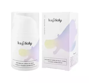 HAGI BABY NATÜRLICHE CREME FÜR GESICHT UND KÖRPER MIT APRIKOSENKERNÖL 50ML