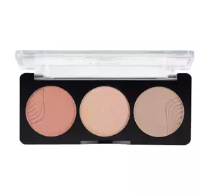 HEAN GLOW NUDE PALETTE MAKE-UP-PALETTE 3W1 SUNGLOW 9G