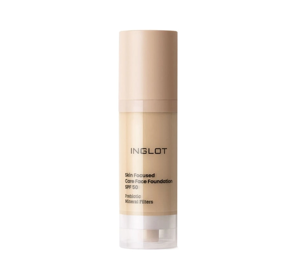 INGLOT SKIN FOCUSED CARE FACE FOUNDATION PFLEGENDES MAKE UP 301 LIGHT OLIVE 30ML