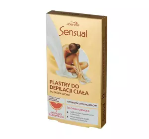 JOANNA SENSUAL GEL-ENTHAARUNGSPFLASTER FÜR DEN KÖRPER GRAPEFRUIT 12 STÜCK