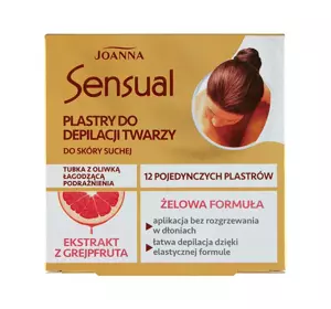 JOANNA SENSUAL GEL-KALTWACHSSTREIFEN FÜR DAS GESICHT 12 STÜCK 