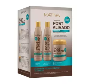 KATIVA POST ALISADO 3 SET NACH DER KERATIN BEHANDLUNG 750ML