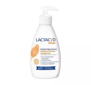 LACTACYD FEMINA EMULSION FÜR DIE TÄGLICHE INTIMHYGIENE MIT PUMPE 200ML