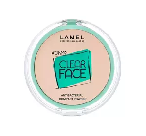 LAMEL CLEAR FACE COMPACT POWDER ANTIBAKTERIELLES GEPRESSTES PUDER 403 ROSY BEIGE 6G