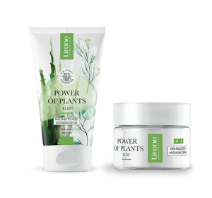 LIRENE POWER OF PLANTS ALOE GESCHENKSET CREME + REINIGUNGSGEL 