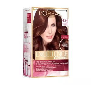 LOREAL EXCELLENCE CREME 4.54 COPPER MAHOGANY