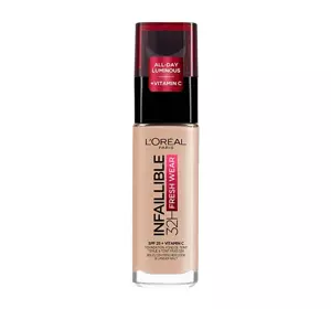 LOREAL INFAILLIBLE 32H FRESH WEAR FOUNDATION 60 ROSE IVORY 30ML