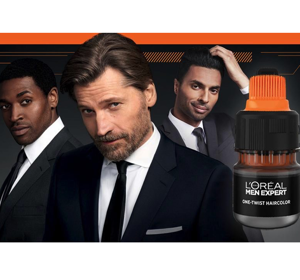 LOREAL MEN EXPERT ONE TWIST HAIR COLOR HAARFARBE FÜR MÄNNER 05 LIGHT BROWN 50ML