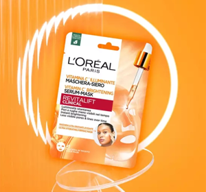 LOREAL REVITALIFT CLINICAL VITAMIN C TUCHMASKE 28G