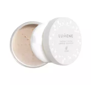 LUMENE SHEER FINISH LOOSE POWDER LOSES FIXIERPUDER TRANSLUCENT 8G