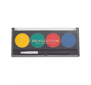 MAKEUP REVOLUTION GRAPHIC LINERS GEL-EYELINER-PALETTE MIT PINSEL BRIGHT BABE 5,4G