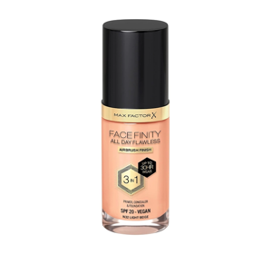 MAX FACTOR FACEFINITY ALL DAY FLAWLESS 3IN1 VEGANE FOUNDATION N32 LIGHT BEIGE 30ML