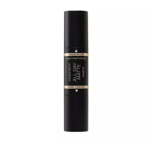 MAX FACTOR FACEFINITY ALL DAY MATTE PANSTIK 2IN1 STIFT-FOUNDATION UND BASIS 78 WARM HONEY 11G