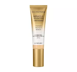 MAX FACTOR MIRACLE SECOND SKIN FOUNDATION 02 FAIR LIGHT 30ML