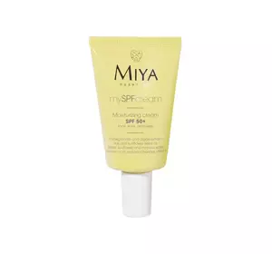 MIYA COSMETICS MY SPF CREAM FEUCHTIGKEITSSPENDENDE CREME SPF 50+ GESICHT AUGEN DEKOLETTE 40ML