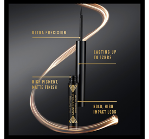 Max Factor Masterpiece flüssiger wasserfester Eyeliner 01 Black 1,7ml