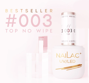 NAILAC TOP UV TOPCOAT #003 NO WIPE 7ML