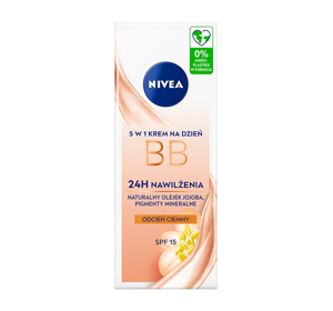 NIVEA 24H FEUCHTIGKEITSCREME ​​BB 5IN1 FÜR TAG DUNKEL 50ML