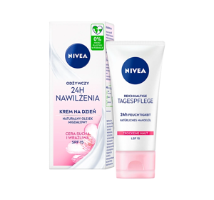 NIVEA 24H HYDRATISIERUNG NÄHRENDE TAGESCREME 50ML 