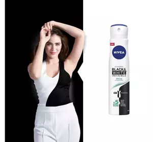 NIVEA BLACK&WHITE INVISIBLE FRESH ANTITRANSPIRANT SPRAY FÜR FRAUEN 250ML