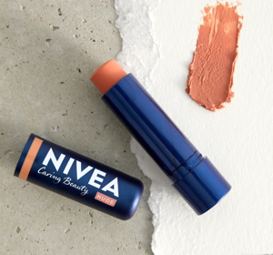 NIVEA CARING BEAUTY PFLEGENDER LIPPEN- UND WANGENSTIFT 3IN1 NUDE 4,8G