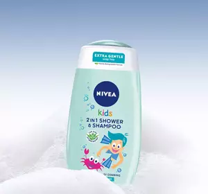 NIVEA KIDS 2 IN 1 SHOWER & SZAMPOO DUSCHGEL UND SHAMPOO MAGIC APPLE SCENT 500ML