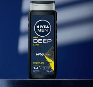 NIVEA MEN DEEP SPORT DUSCHGEL 3IN1 FÜR MÄNNER 500ML