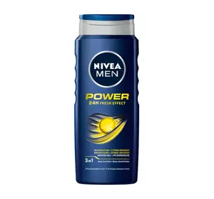 NIVEA MEN POWER FRESH DUSCHGEL FÜR MÄNNER 500ML