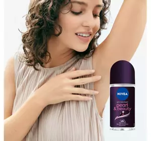 NIVEA PEARL & BEAUTY BLACK PEARL ANTITRANSPIRANT ROLL ON 50ML