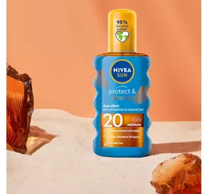 NIVEA SUN PROTECT & BRONZE SPRAY BRÄUNE-AKTIVIERENDES SPRAY MIT SPF 20 200ML