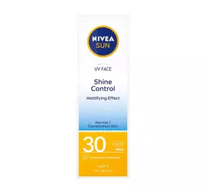 NIVEA SUN UV FACE SHINE CONTROL MATTIERENDE GESICHTSCREME SPF 30 50ML