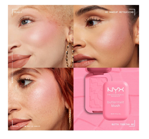 NYX PROFESSIONAL MAKEUP BUTTERMELT WANGENROUGE IM KOMPAKT 02 BUTTA TOGETHER 5G