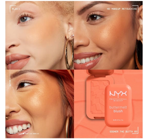 NYX PROFESSIONAL MAKEUP BUTTERMELT WANGENROUGE IM KOMPAKT 03 SOONER THE BUTTA 5G