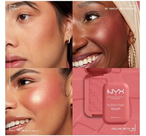 NYX PROFESSIONAL MAKEUP BUTTERMELT WANGENROUGE IM KOMPAKT 09 FEELING BUTTA 5G