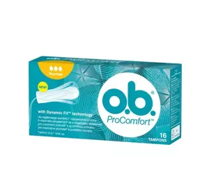 O.B. PRO COMFORT NORMAL TAMPONS 16 STÜCK