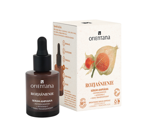 Orientana Ampulle aufhellendes Gesichtsserum Ashwagandha Vitamin C Tranexamsäure 30ml