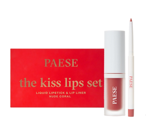 Paese The Kiss Lips Set Lipliner und matter Lippenstift 02 Nude Coral