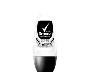 REXONA MEN INVISIBLE BLACK+WHITE ROLL-ON ANTITRANSPIRANT FÜR MÄNNER 50ML