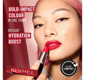 Rimmel Lasting Finish Satin-Lippenstift 350 Pink Power 4g