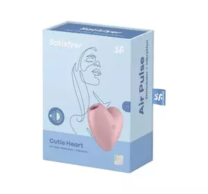 SATISFYER CUTIE HEART KLITORISSTIMULATOR LIGHT RED