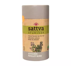 SATTVA AYURVEDA HENNA NATÜRLICHE KRÄUTERHAARFARBE ASCHBLOND 150G