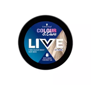 SCHWARZKOPF LIVE COLOUR & CARE FÄRBENDE HAARMASKE PEARL150ML