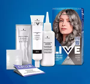 SCHWARZKOPF LIVE INTENSE COLOUR URBAN METALLICS HAARFÄRBEMITTEL U72 DUSTY SILVER