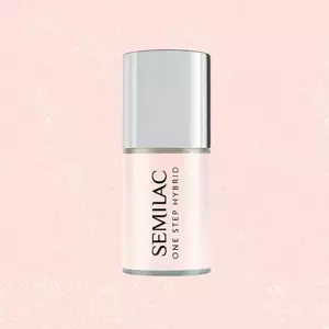 SEMILAC ONE STEP HYBRID HYBRIDLACK UV S257 NAKED GLITTER ROSE 5ML