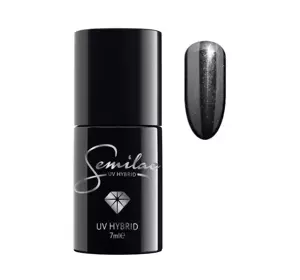 SEMILAC UV HYBRID NAGELLACK METTALIC BLACK 108