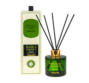 SORVELLA PREMIUM DUFTDIFFUSOR MIT STICKS GREEN TEA 120ML