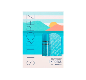 ST. TROPEZ SELF TAN EXPRESS KIT KOSMETIKTSET SELBSTBRÄUNGSSCHAUM + HANDSCHUH