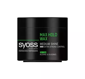 SYOSS MAX HOLD HAARSTYLING-WACHS 150ML